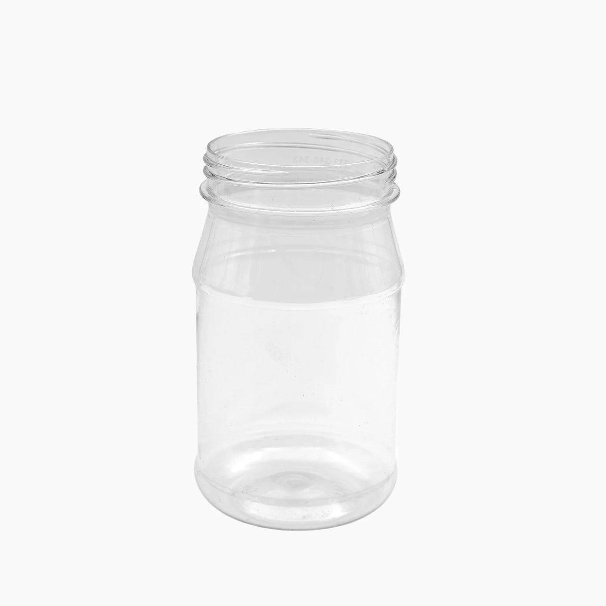 350 ml PET Jar (Tapered Neck) (63 mm neck) - No Closure - Clear