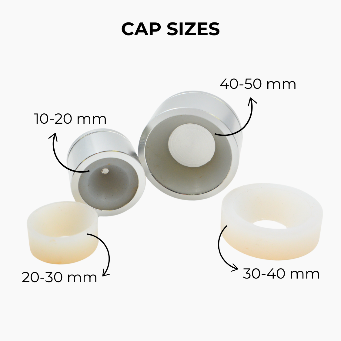 Bottle cap size closeup