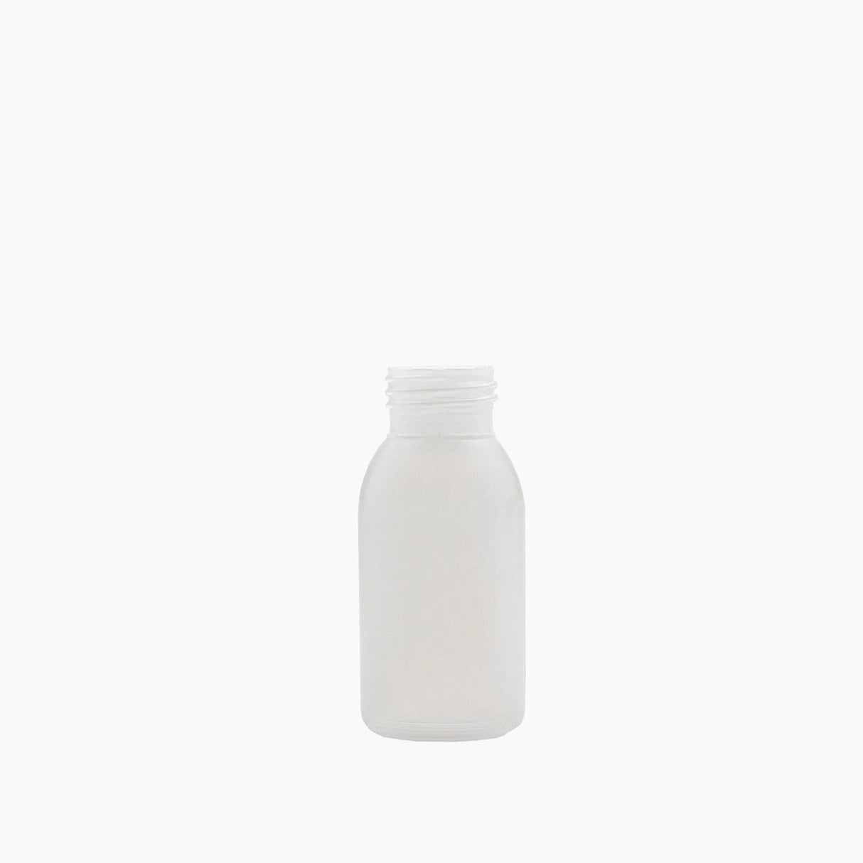 50ml HDPE Boston Bottle (24mm neck) - No Closure - Natural