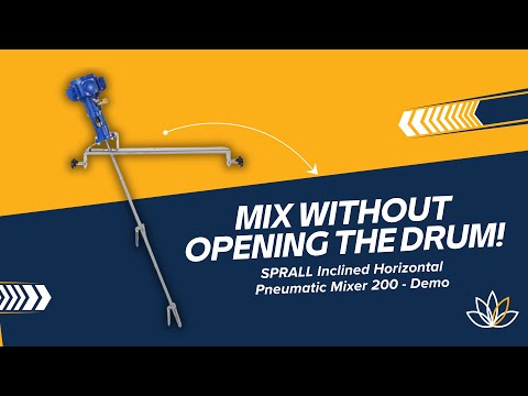 SPRALL Inclined Horizontal Pneumatic Mixer 200