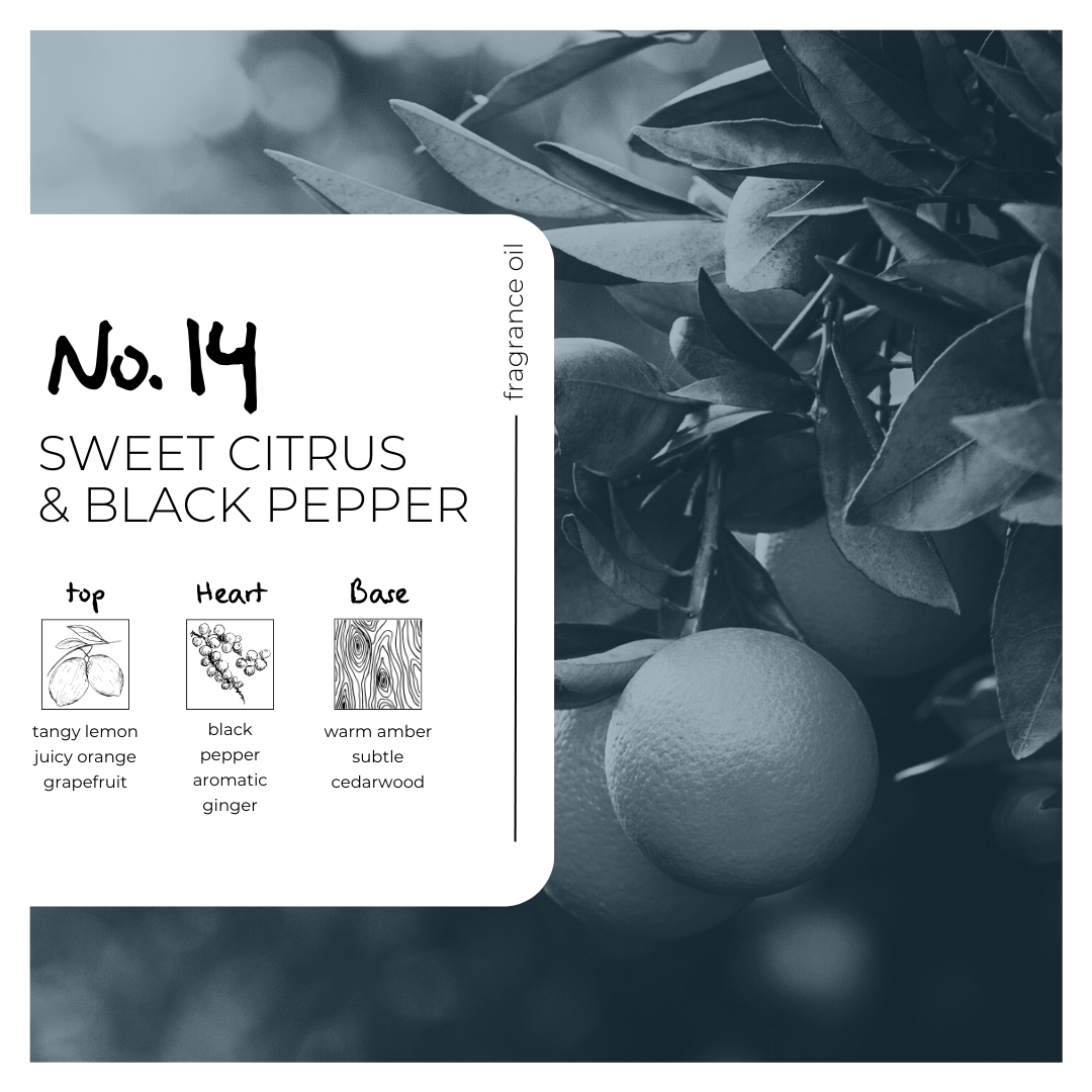 Sweet Citrus & Black Pepper Fragrance Oil
