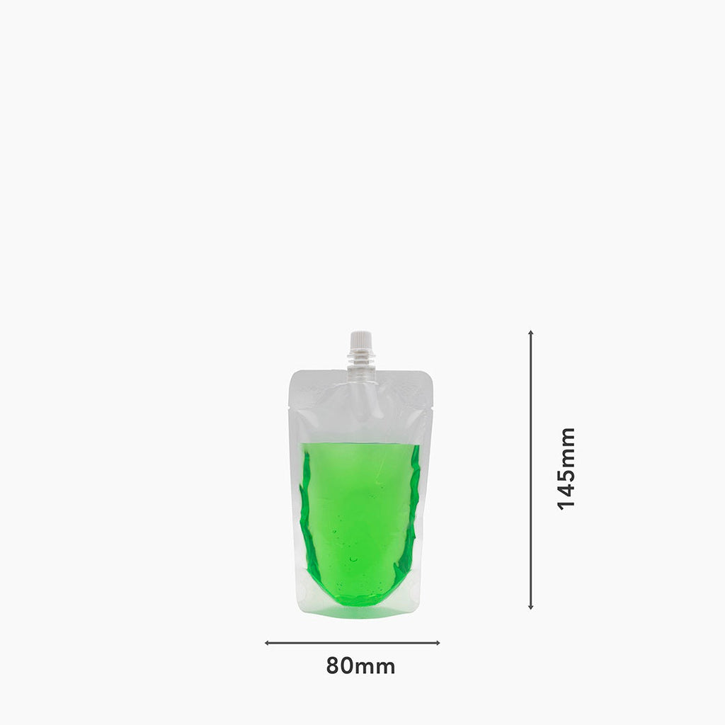 100ml Spouted Clear Stand-Up Pouch