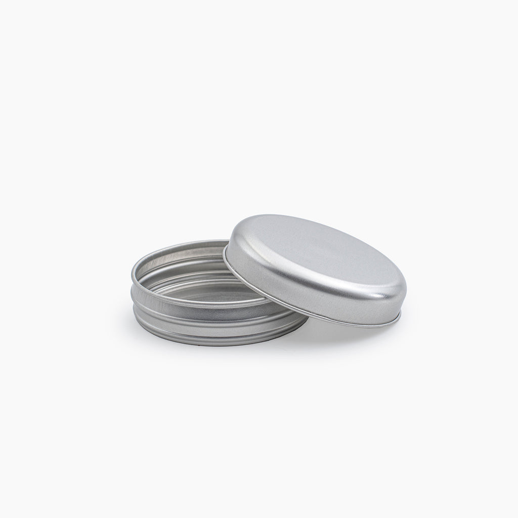 20ml Silver Tin Container with Lid (16 grams) - Shop Packaging Online | Bright Packaging & Raw Materials