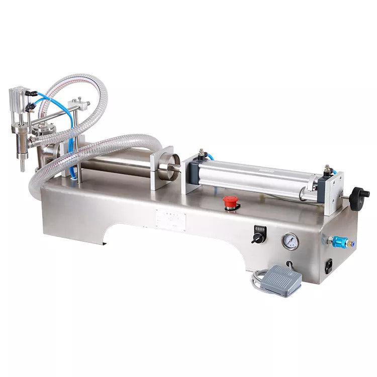 Horizontal Pneumatic Liquid Filling Machine (100-1000ml) - Single Nozzle
